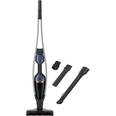 QX9-1-50IB scopa elettrica Senza sacchetto Nero, Grigio, Blu, Aspirapolvere verticale