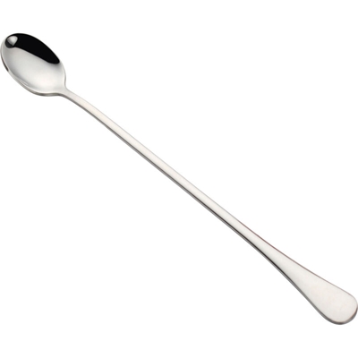 Cucchiaio da te freddo da 9 pollici Cucchiaio da te in acciaio inossidabile Cucchiaio da frappe Cucchiaio da caffe Cucchiaio da mescolare Placcatura