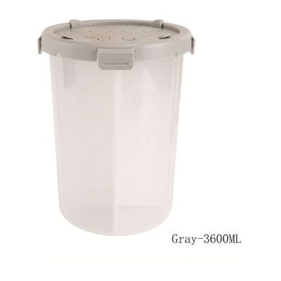 Prodotti secchi per la casa, frutta a guscio, cereali integrali, alimenti di grande capacita, quattro scomparti, scatole per la conservazione dei