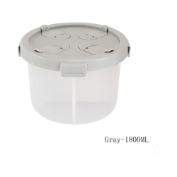 Prodotti secchi per la casa, frutta a guscio, cereali integrali, alimenti di grande capacita, quattro scomparti, scatole per la conservazione dei en oferta