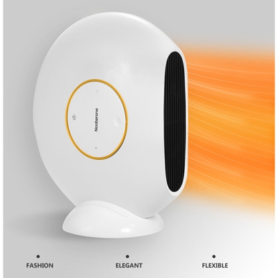 Nooberone Riscaldatore elettrico tattile Riscaldatore per ufficio alla moda Riscaldatore invernale con 3 livelli regolabile in 3 secondi