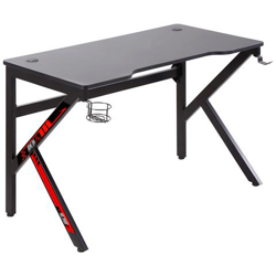 Scrivania Gaming Per Computer Porta Bicchieri E Supporti - Nero características