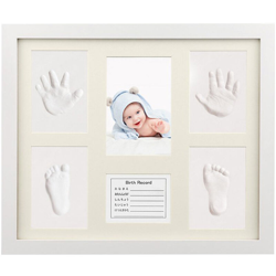 Baby Hand and Foot Print Tampone di inchiostro Stampa di mani e piedi Tampone di inchiostro a mano Cornice per foto Commemorare il bambino Neonato precio