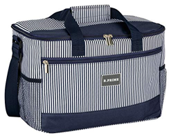 B.PRIME Borsa Termica 20L Classic - Navy - 36 x 26 x 22 cm - Borsa isolante I Borsa termica I Borsa da picnic I Borsa frigo I Borsa da campeggio I Pic precio