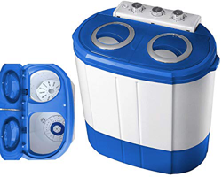 Mini Lavatrice | per campeggio | lavaggio Automatico | da viaggio| con funzione di rotazione | funzione di sicurezza | Fino a 3 kg | 580 Watt Max. precio