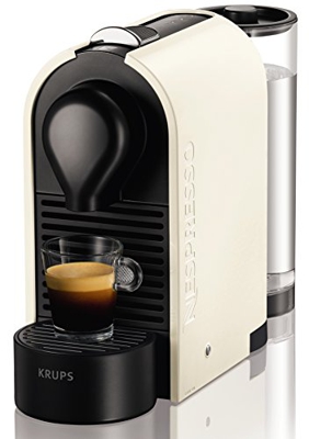 Nespresso U XN2501 Macchina per caffè espresso di Krups, colore Bianco (Pure Cream)