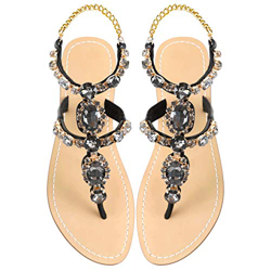 Hinyyrin Sandali da donna con, nero 1, 40 EU características
