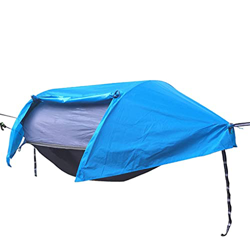LIXXY Amaca Attrezzatura Amaca Fuori Terra sospesa, Amaca Impermeabile Antipioggia all'aperto, Sedia a Battente per la Spiaggia Camping Travel Home Pa en oferta