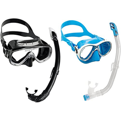 Cressi Onda Mare Combo Set Maschera Sub Onda E Snorkel Mexico, Nero & Combo Set Marea VIP Jr, Set Composto da Maschera Marea Jr E Snorkel Top Unisex B características