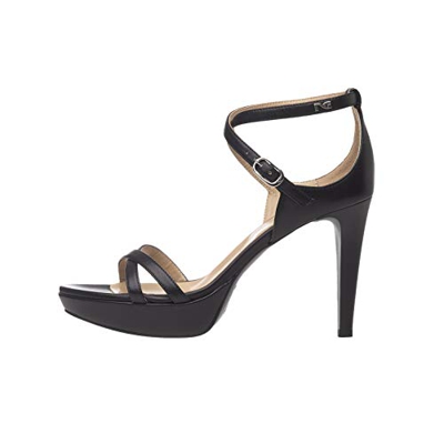 NeroGiardini P806040DE Sandali Donna in Pelle - Nero 40 EU