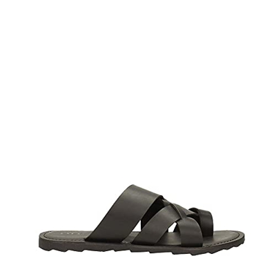 Tata Italia Vera Pelle DE3429 Sandali Uomo Nero 42