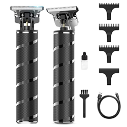 Tagliacapelli Uomo,Tagliacapelli Uomo Professionale,Taglierina Barbiere,Macchinetta per capelli,Tagliacapelli 0 mm Precisione con 3 Pettini,Nero en oferta