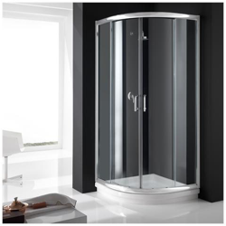 Box Doccia Semicircolare 80x80 H198 Trasparente 6mm Mod. Ready en oferta