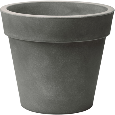 Vaso Tondo Zeus Matt Ø60 H52 - GRIGIO CENERE - NICOLI