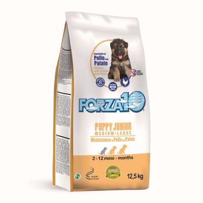 Forza10 Puppy Junior Medium/Large al Pollo con Patate: 12,5 kg