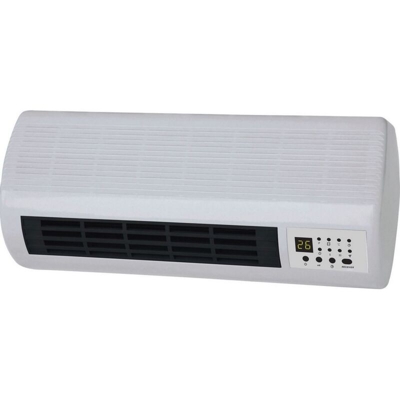 Termoventilatore a Parete Stufetta Elettrica Basso Consumo Stufa con Telecomando