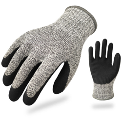 Guanti resistenti al taglio Guanti da lavoro di sicurezza rivestiti in nitrile Eccellente presa su Plam e dita per la lavorazione del legno Edilizia características