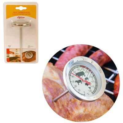 Termometro per carne in acciaio inossidabile. 100x6x18,8cm