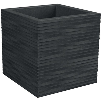 Vaso ELEGANCE QUADRO 40X40 H40 - GRIGIO ANTRACITE - NICOLI