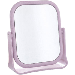 Specchio desktop bifacciale dormitorio desktop girevole trucco per studenti piccolo specchio desktop portatile spogliatoio principessa specchio en oferta