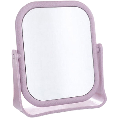 Specchio desktop bifacciale dormitorio desktop girevole trucco per studenti piccolo specchio desktop portatile spogliatoio principessa specchio
