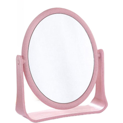 Specchio desktop bifacciale dormitorio desktop girevole trucco per studenti piccolo specchio desktop portatile spogliatoio principessa specchio características