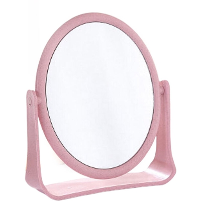 Specchio desktop bifacciale dormitorio desktop girevole trucco per studenti piccolo specchio desktop portatile spogliatoio principessa specchio