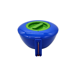 Strumento per la pulizia della piscina Dispositivo medico Dispenser di cloro per piscine Dispenser di cloro chimico per piscine galleggianti,Modello: en oferta