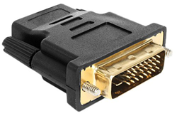 65466 adattatore per inversione del genere dei cavi DVI 24+1 HDMI Nero precio