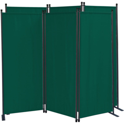 2 Pezzi Paravento da Giardino 170 x 165 cm 3 parti pieghevole Divisorio in Tessuto Protezione della Privacy Verde características