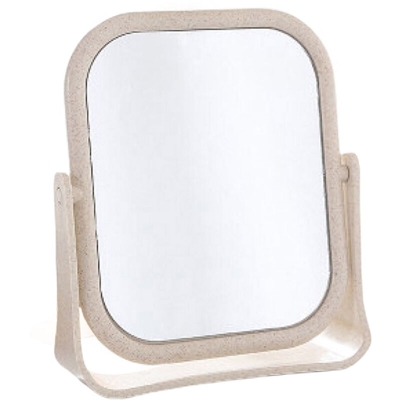 Specchio desktop bifacciale dormitorio desktop girevole trucco per studenti piccolo specchio desktop portatile spogliatoio principessa specchio