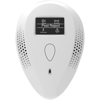 Repellente per topi ad ultrasuoni 2 in 1 e diffusore di aromi Repellente per zanzare Repellente elettronico per parassiti con display a LED,Modello: