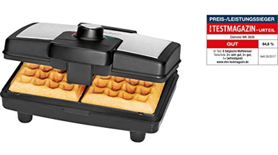WA 3606 2 waffle 800 W Nero, Acciaio inossidabile, Cialde