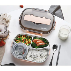 Scatola per il pranzo separata portatile isolata per studenti in ufficio Scatola per il pranzo 1500ML,Tipo,rosa - Tipo,rosa en oferta