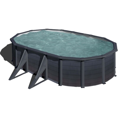 Piscina fuori terra GRE in acciaio ovale 500x300x1,32 GRANADA KITPROV508GF