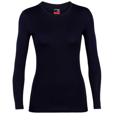 Magliette Icebreaker 260 Tech L / s Crewe Abbigliamento Donna S