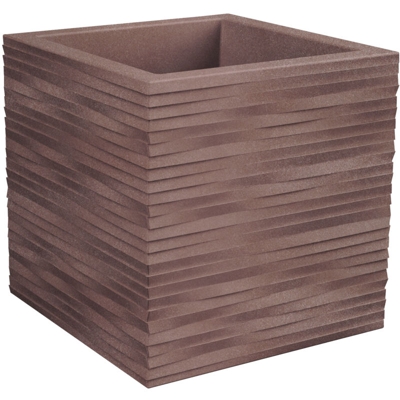 Vaso ELEGANCE QUADRO 40X40 H40 - AVANA - NICOLI
