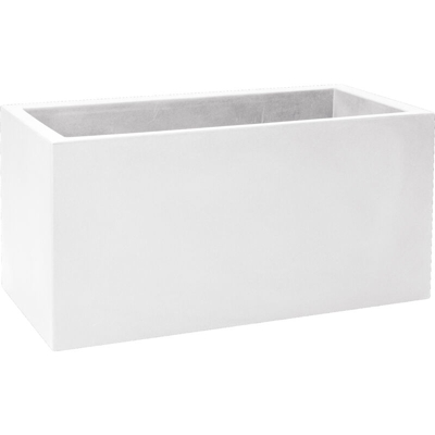 Fioriera rettangolare MODUS CASSETTA 80x40 - BIANCO - NICOLI