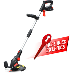 CBE20VLI25T Tagliabordi ricaricabile batteria 20V - 3 anni di garanzia - Garden Technic características