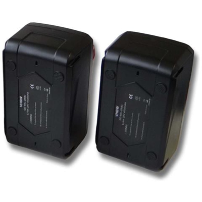 Set Risparmio 2x Li-ioni Batterie 4000mah (28v) Per Milwaukee Hd28 Pd Trapano Elettrico Etc. Come 48-11-1830, 48-11-2830, 48-11-2850.