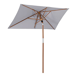 Sekey® 210x140cm Parasole Ombrellone Balcone Esterno da Giardino Protezione UV 50+ Rettangolo características
