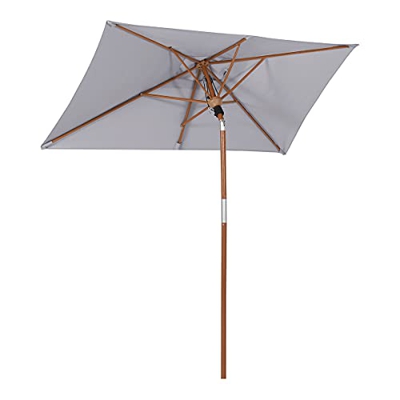 Sekey® 210x140cm Parasole Ombrellone Balcone Esterno da Giardino Protezione UV 50+ Rettangolo