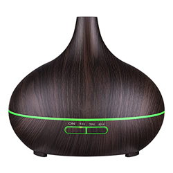 500ml Diffusore di Oli Essenziali, 23dB Diffusore di Aromi Fino a 15 Ore di Lavoro, Diffusore Umidificatore con 14 colori LED, Senza BPA Diffusore Amb características