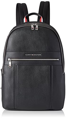 Tommy Hilfiger TH Downtown Backpack, Zaino Uomo, Nero, Medium