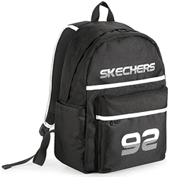 Skechers Zaino Scuola, Ultraleggero Zainetto Porta PC da 13,3 Pollici, Zaino Casual da Uomo Donna, Perfetto per Scuola/Lavoro,18L, Nero en oferta