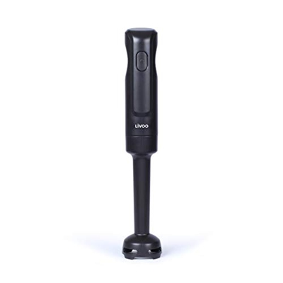 LIVOO Frullatore ad immersione, Inox, Nero