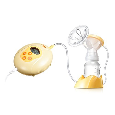 KINYO tiralatte elettrico, tiralatte elettrico professionale portatile con lo design super quite, Hermano tiralatte silicone con Allattamento con bibe