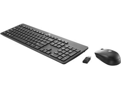Tastiera e mouse wireless Slim, Set desktop