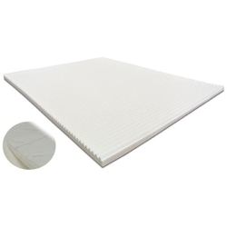 Topper Correttore Materasso Matrimoniale In Memory Foam Wave 160 X 195 X 7 Cm, Fodera Sfoderabile In Silver Safe, Ergonomico, Antiacaro, Dotato Di Elastici Sugli Angoli, A Portanza Differenziata precio