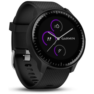 Vivoactive 3 Music con GPS Bluetooth Sensore Cardio Profili Sport Memoria Interna per Musica Pagamenti Contactless Colore Nero
